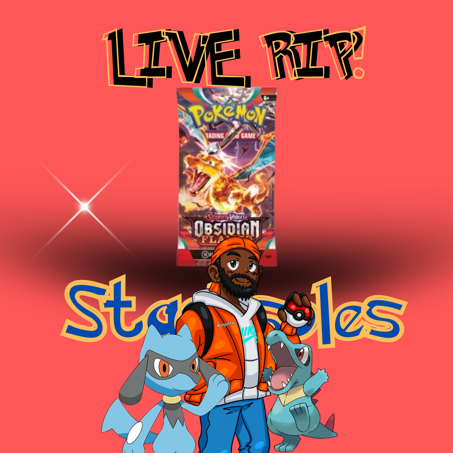 Pokemon TCG: Obsidian Flames- Booster Pack (Single Booster Pack, 10 Cards)
