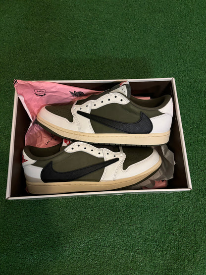 Travis Scott Jordan 1 Low “Medium Olive”