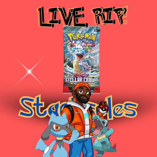 Pokemon TCG: Stellar Crown- Booster Pack (Single Booster Pack, 10 Cards)